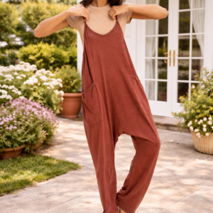 Relaxed Mineral Wash Jumpsuit